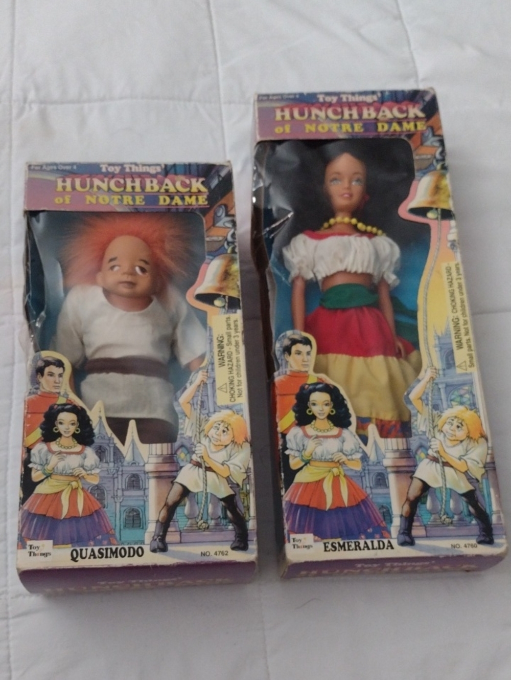 Hunchback of Notre Dame Quasimodo & Esmeralda Doll Set
